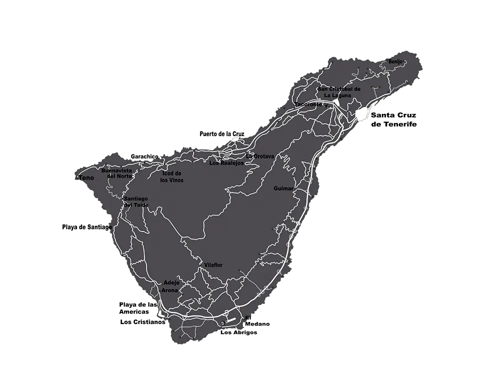 Mapa Tenerife